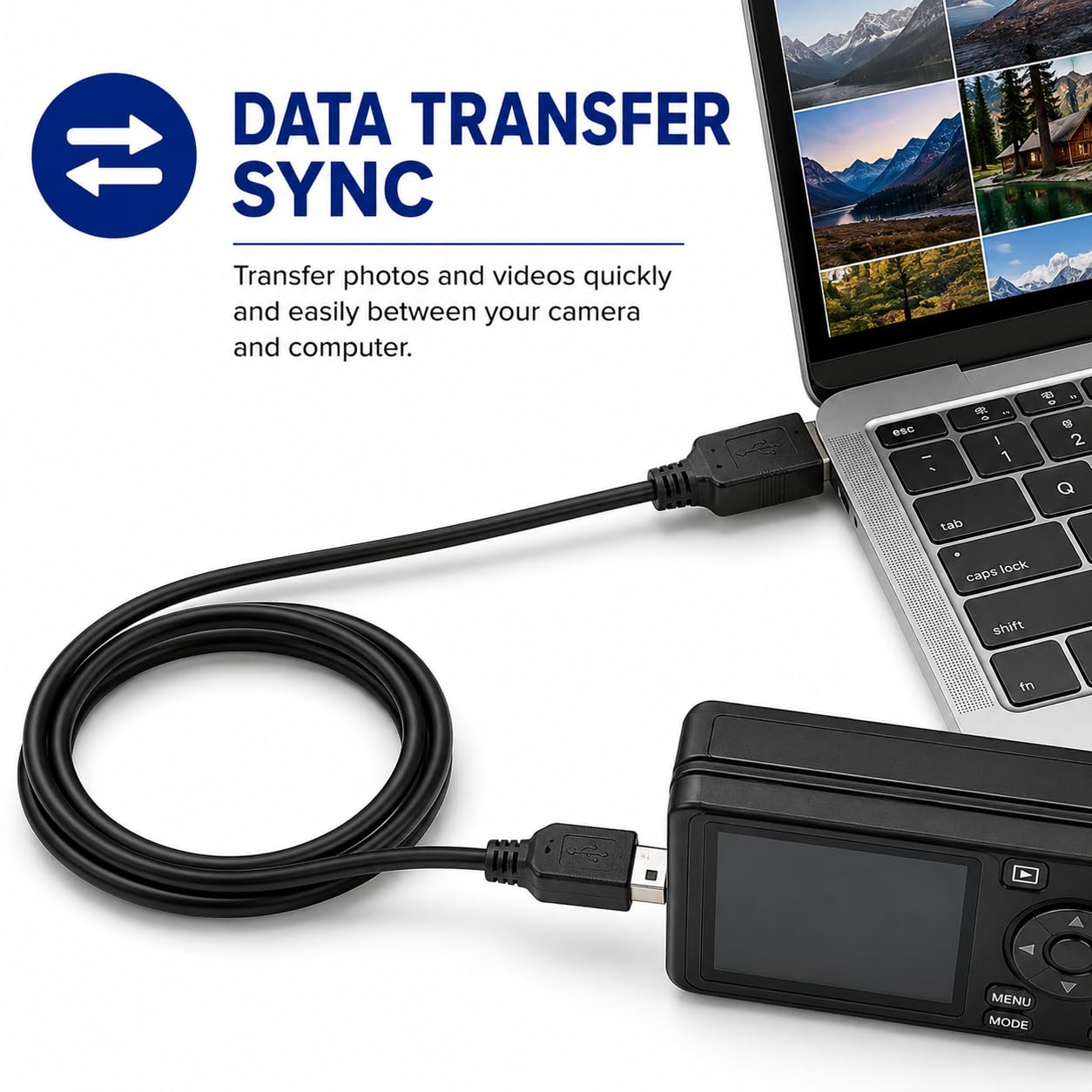 Amazon.co.jp: Master Cables 交換用 Olympus CB-USB4 USBデータ